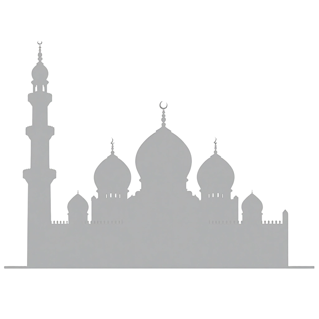 Grand Mosque Silhouette